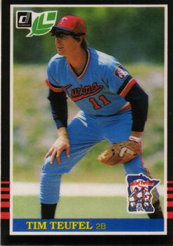 1985 Leaf #97 Tim Teufel Front