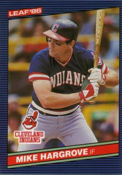 1986 Leaf #228 Mike Hargrove Front