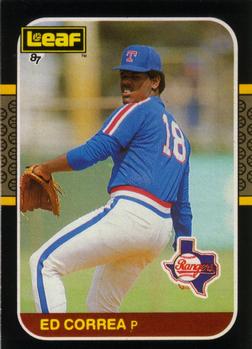 1987 Leaf #145 Ed Correa Front