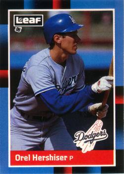 1988 Leaf #62 Orel Hershiser Front