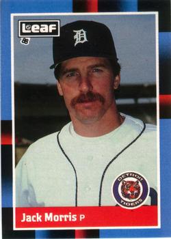 1988 Leaf #85 Jack Morris Front