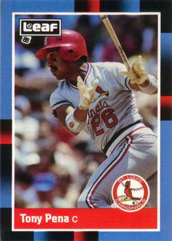 1988 Leaf #95 Tony Pena Front