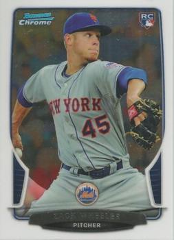 2013 Bowman Draft Picks & Prospects - Chrome #20 Zack Wheeler Front