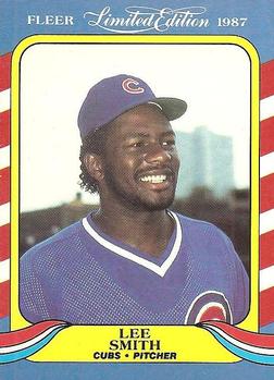 1987 Fleer Limited Edition #39 Lee Smith Front