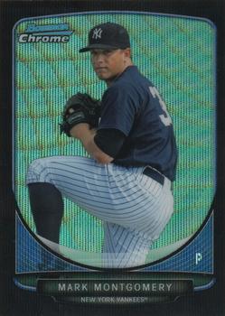 2013 Bowman Draft Picks & Prospects - Chrome Top Prospects Black Wave Refractors #TP-35 Mark Montgomery Front