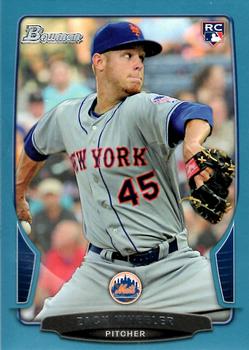 2013 Bowman Draft Picks & Prospects - Blue #20 Zack Wheeler Front