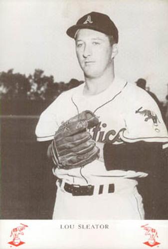 1955 Rodeo Meats Kansas City Athletics Premiums #26 Lou Sleater Front