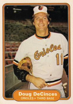 1982 Fleer #162 Doug DeCinces Front