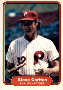 1982 Fleer #243 Steve Carlton Front