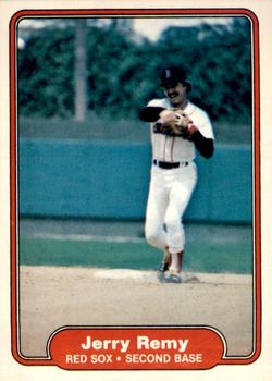 1982 Fleer #304 Jerry Remy Front