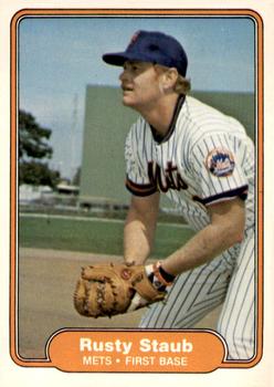 1982 Fleer #536 Rusty Staub Front