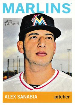 2013 Topps Heritage High Number #H528 Alex Sanabia Front