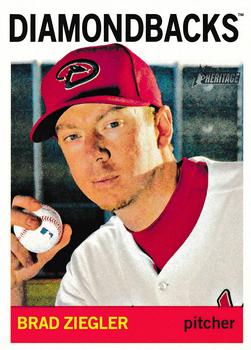 2013 Topps Heritage High Number #H598 Brad Ziegler Front