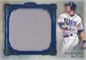 2013 Topps Five Star - Jumbo Jersey Blue #FSJJR-EL Evan Longoria Front