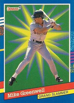 1991 Donruss - Grand Slammers #14 Mike Greenwell Front