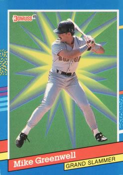 1991 Donruss - Grand Slammers #14 Mike Greenwell Front
