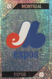 1989 Panini Stickers #110 Expos Logo Front