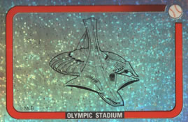 1989 Panini Stickers #117 Olympic Stadium Front