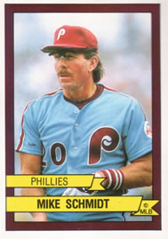 1989 Panini Stickers #153 Mike Schmidt Front