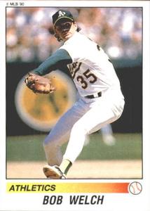 1990 Panini Stickers #131 Bob Welch Front