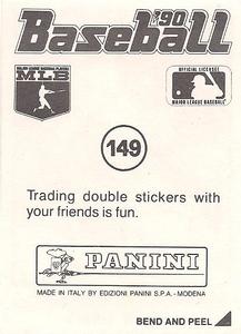 1990 Panini Stickers #149 Alvin Davis Back