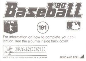 1990 Panini Stickers #191 1986 World Series Ring Back