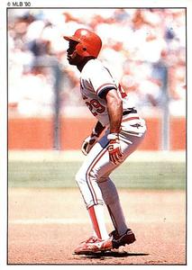 1990 Panini Stickers #383 Vince Coleman Front