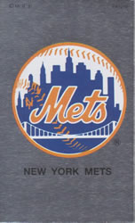 1991 Panini Stickers #85 Mets Logo Front