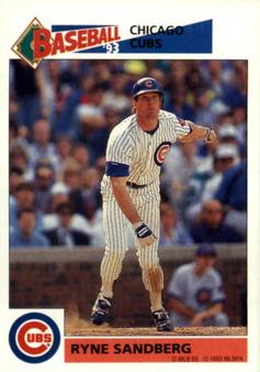 1993 Panini Stickers #204 Ryne Sandberg Front