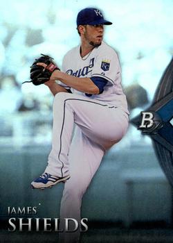 2014 Bowman Platinum #27 James Shields Front