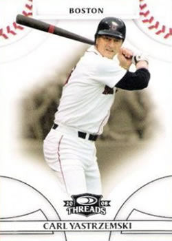 2008 Donruss Threads #6 Carl Yastrzemski Front