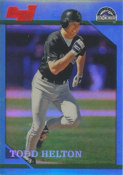 2013 Bowman Draft Picks & Prospects - Blue Sapphire Rookie Reprint Refractors #378 Todd Helton Front