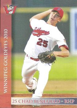 2010 Winnipeg Goldeyes #NNO Chad Benefield Front