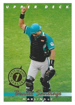 1993 Upper Deck Florida Marlins #776 Benito Santiago Front