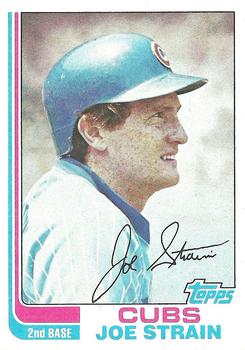 1982 Topps #436 Joe Strain Front