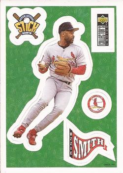 1997 Collector's Choice - Stick'Ums (Hobby) #1 Ozzie Smith Front