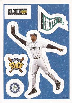 1997 Collector's Choice - Stick'Ums (Hobby) #24 Ken Griffey Jr. Front