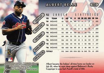 1997 Donruss #160 Albert Belle Back