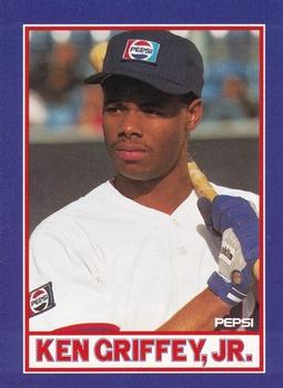 1991 Pepsi Griffeys #4 Ken Griffey, Jr. Front