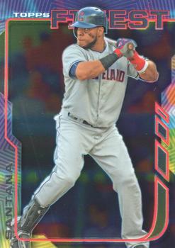 2014 Finest #87 Carlos Santana Front