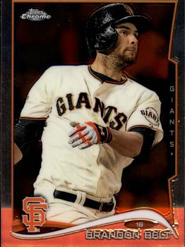 2014 Topps Chrome #110 Brandon Belt Front