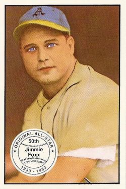 1983 Big League Collectibles Original All-Stars #12 Jimmie Foxx Front