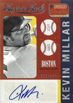 2013 Panini America's Pastime - Majestic Marks #MM-KM Kevin Millar Front