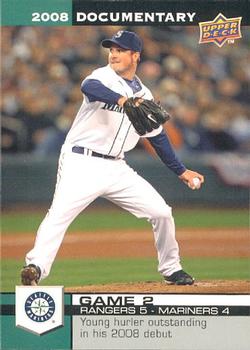 2008 Upper Deck Documentary #242 Erik Bedard Front