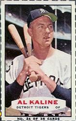 1964 Bazooka #34 Al Kaline Front