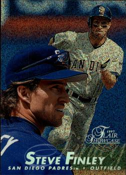 1997 Flair Showcase - Flair Showcase Row 0 (Showcase) #96 Steve Finley Front