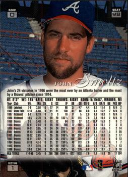 1997 Flair Showcase - Flair Showcase Row 0 (Showcase) #98 John Smoltz Back