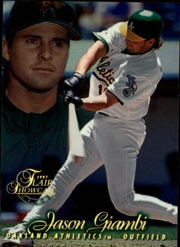 1997 Flair Showcase - Flair Showcase Row 1 (Grace) #171 Jason Giambi Front