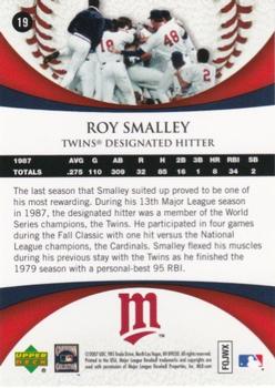 2007 Upper Deck 1987 World Series 20th Anniversary #19 Roy Smalley Back