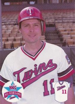 1985 BRF Minnesota Twins #8 Tim Teufel Front